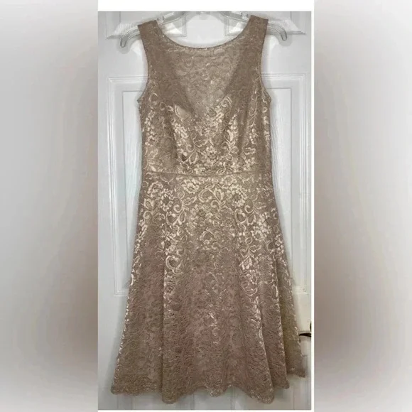 David's Bridal | Dresses | Davids Bridal Gold Metallic Sleeveless Short All Over Lace Bridesmaid Dress 4 | Poshmark David's Bridal | Dresses | Davids Bridal Gold Metallic Sleeveless Short All Over Lace Bridesmaid Dress 4 | Poshmark